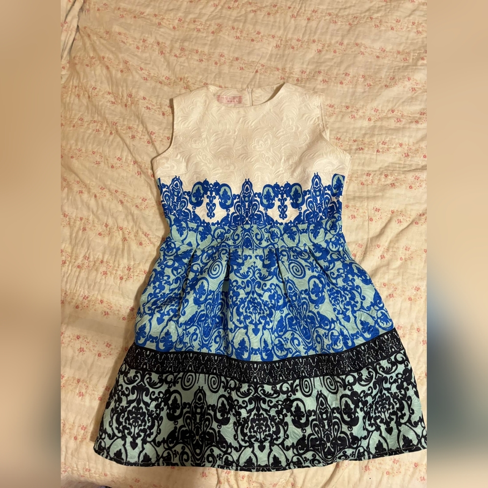 Some Japanese brand, Large, Blue, Teal, White and Black
